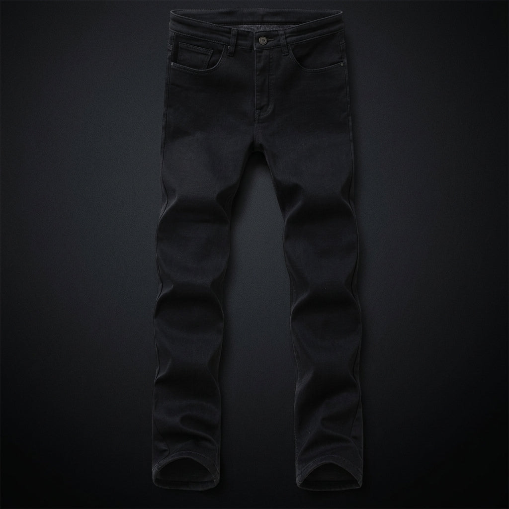 Premium Soft-Stretch Black Denim