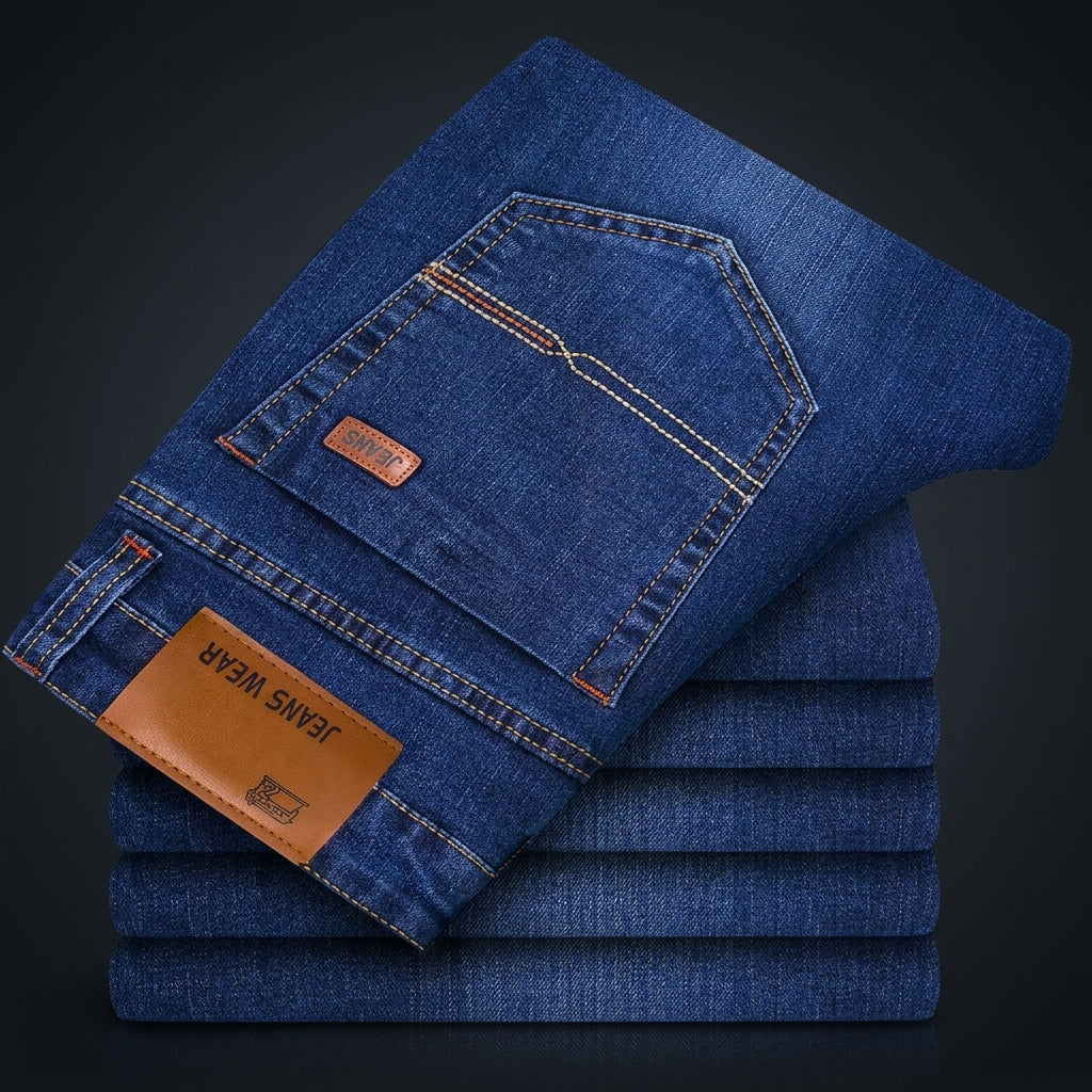 Soft-Touch Straight Denim