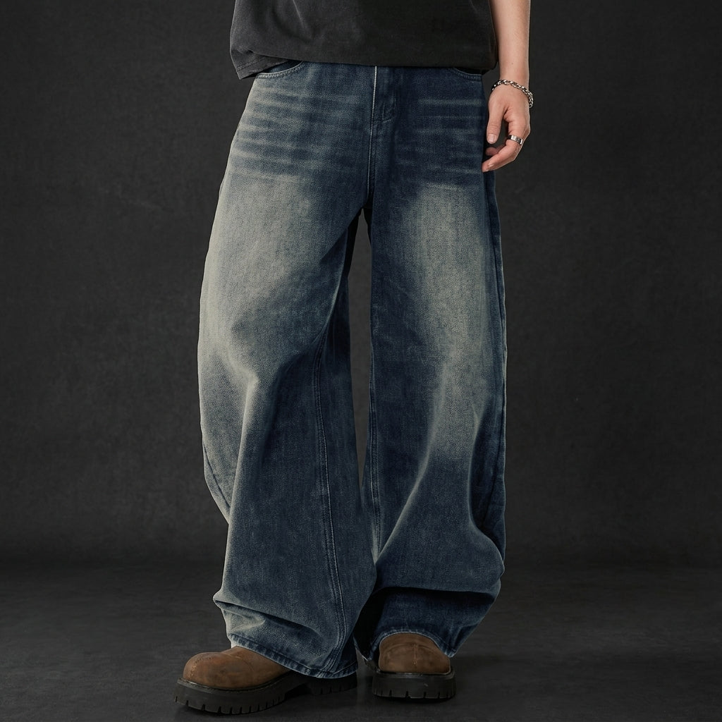 Heavyweight Wide-Leg Baggy Denim