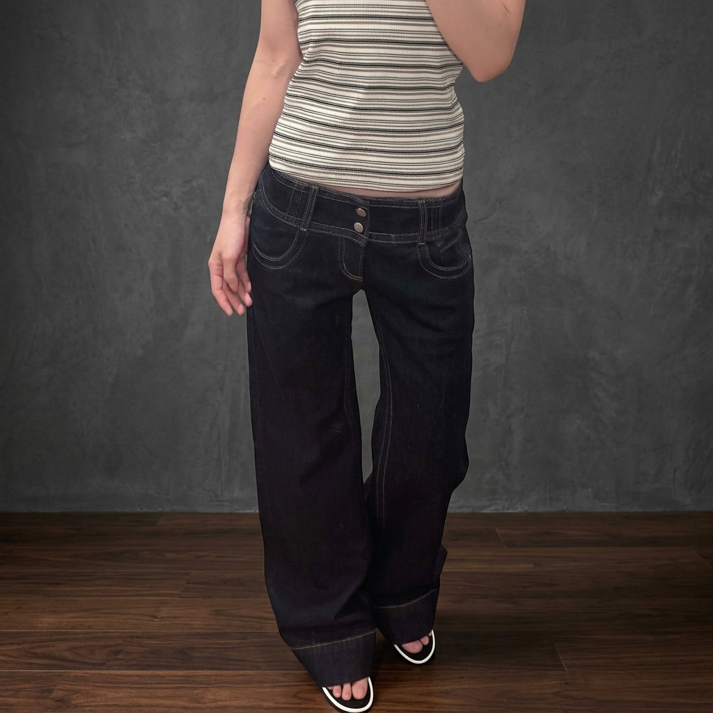 Vintage Tint Straight-Leg Denim