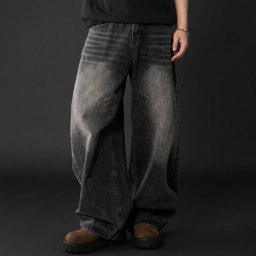 Heavyweight Wide-Leg Baggy Denim