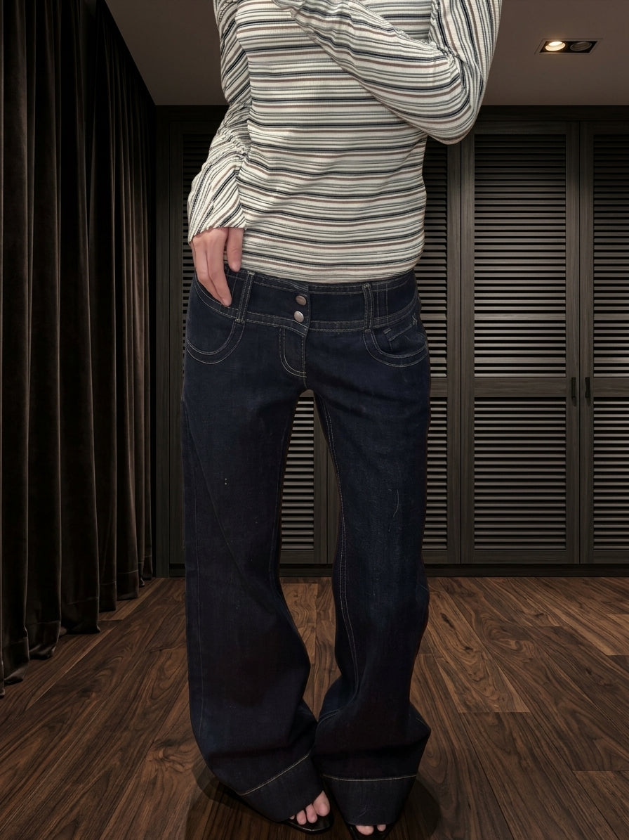 Vintage Tint Straight-Leg Denim