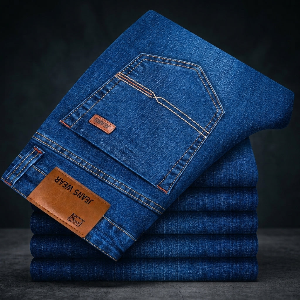 Soft-Touch Straight Denim