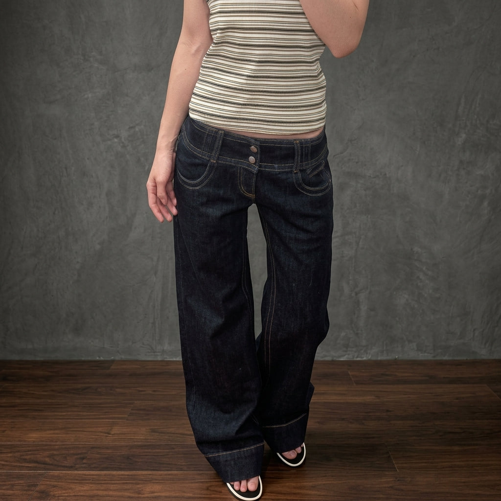 Vintage Tint Straight-Leg Denim