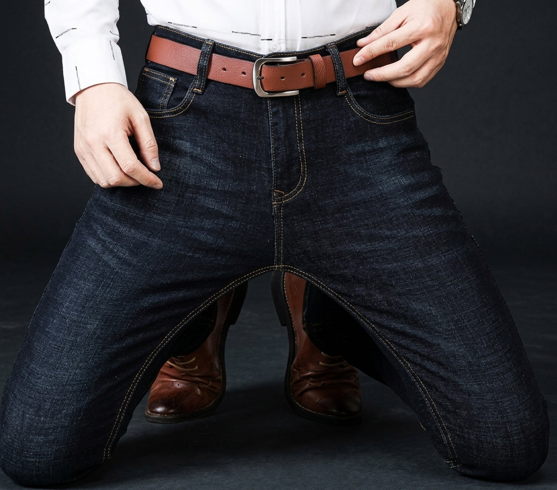Soft-Touch Straight Denim