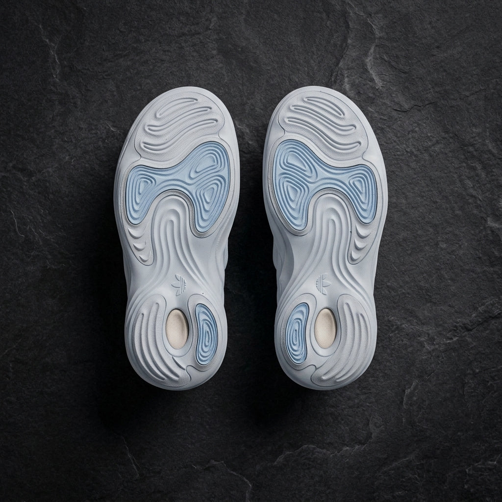 Adidas Originals AdiFOM Q Sneakers – Gray & Black