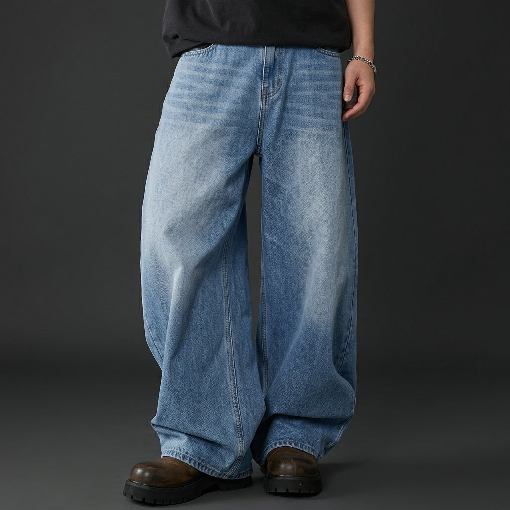 Heavyweight Wide-Leg Baggy Denim