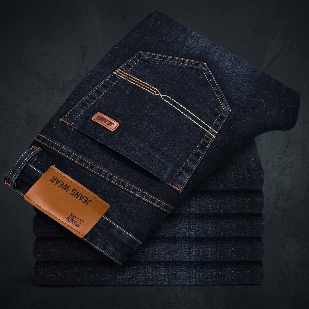 Soft-Touch Straight Denim