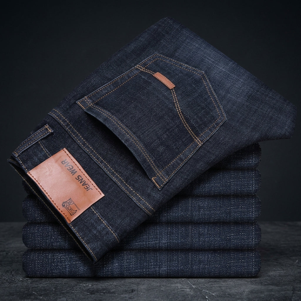 Soft-Touch Straight Denim
