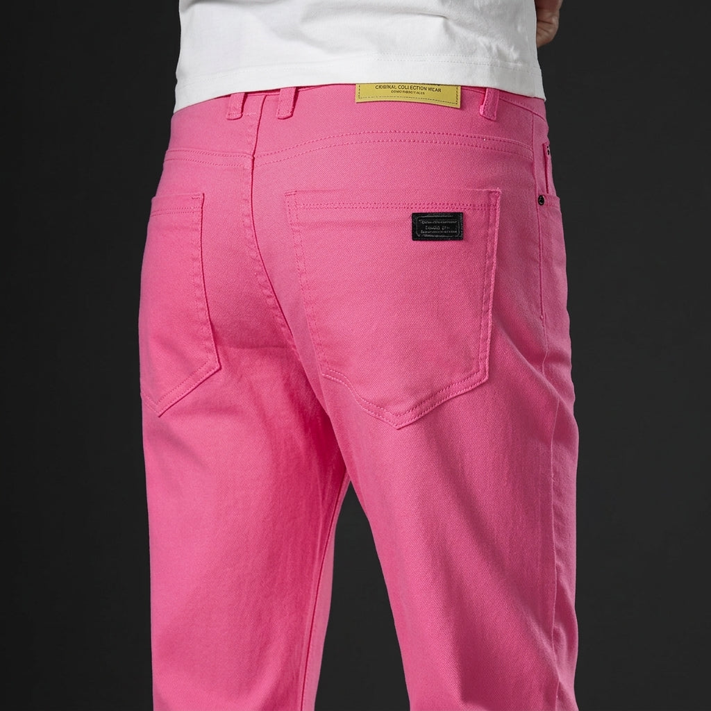 Tailored Executive Smart-Casual Denim Pants