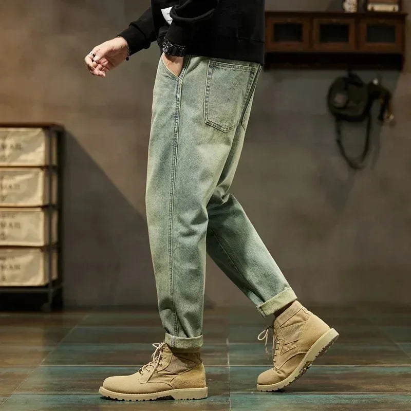 Loose Harem Cut Denim Jeans