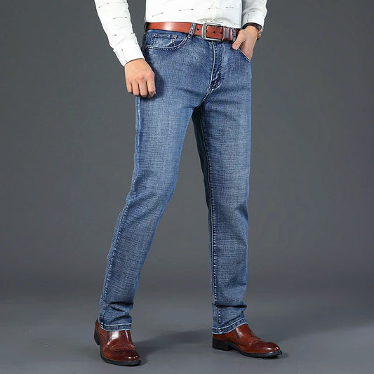 Men's Business Casual Stretch Jeans