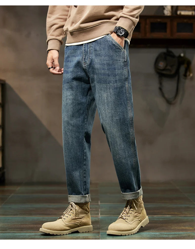 Loose Harem Cut Denim Jeans