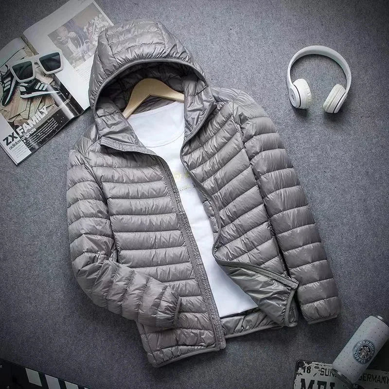 Ultra-Lightweight Packable Hooded Down Parka