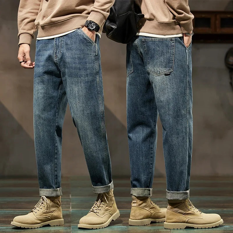 Loose Harem Cut Denim Jeans