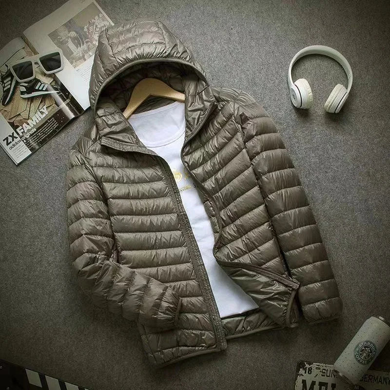 Ultra-Lightweight Packable Hooded Down Parka