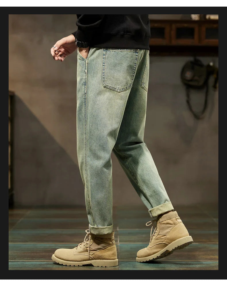Loose Harem Cut Denim Jeans