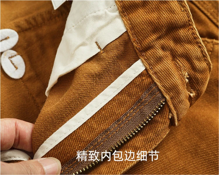 3D Sculpted Cotton Twill Jeans