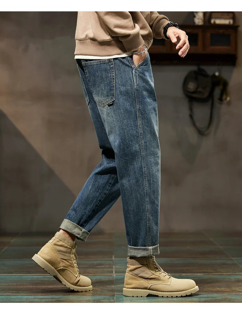 Loose Harem Cut Denim Jeans