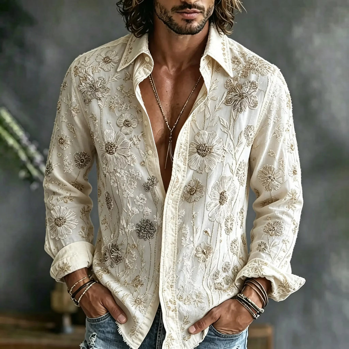 Men's Short-Sleeve Hawaiian Shirt