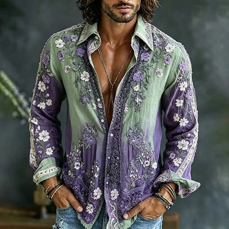 Chemise Hawaïenne à Manches Courtes pour Homme