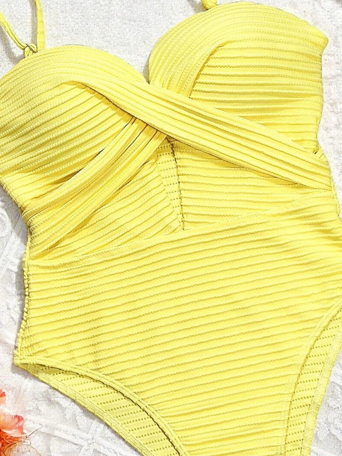 Amalfi Keyhole Ribbed Monokini
