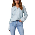 Camicia button-down slim-fit a tinta unita chic