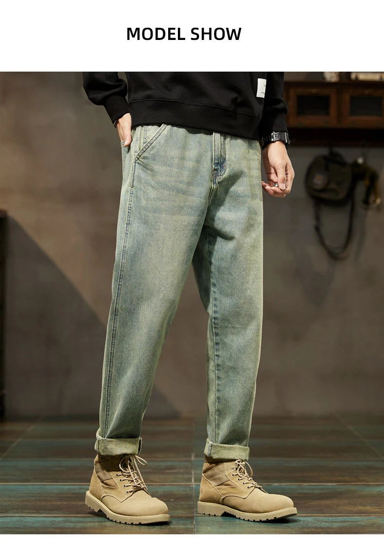 Loose Harem Cut Denim Jeans