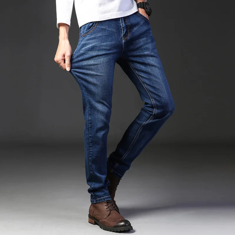Soft-Touch Straight Denim