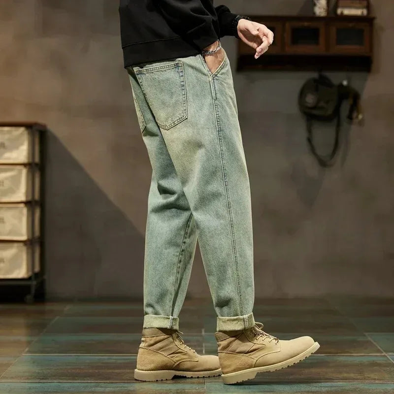 Loose Harem Cut Denim Jeans