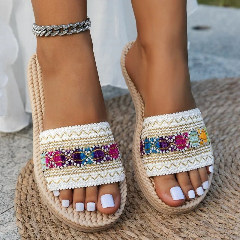 Ciabattine boho chic da donna