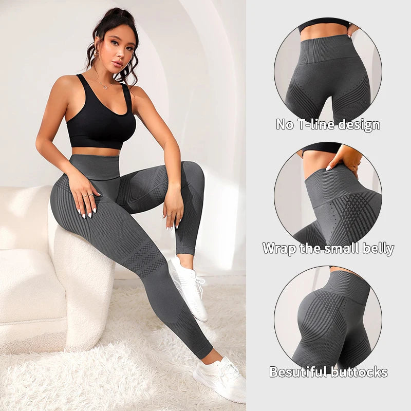 High-Waisted Shaping Push-Up Leggings