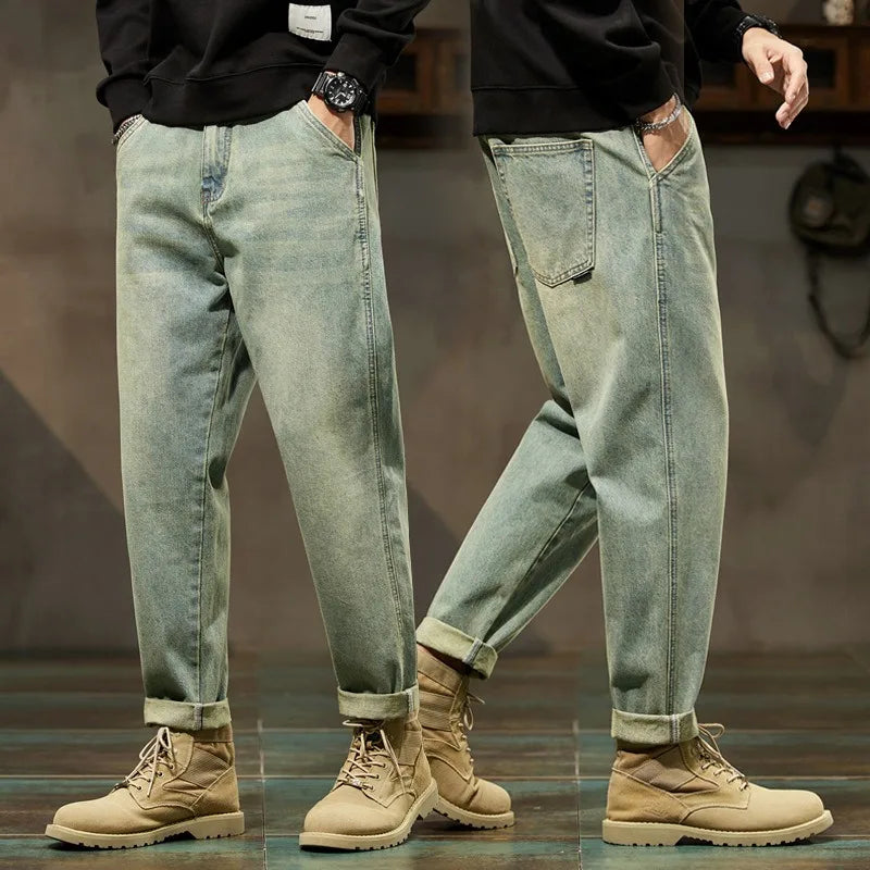 Loose Harem Cut Denim Jeans