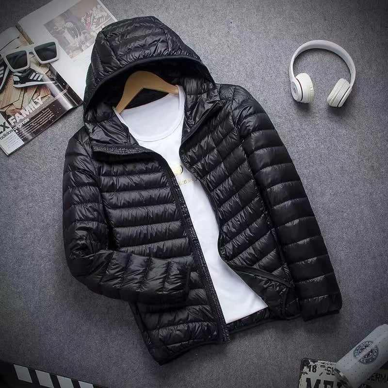 Ultra-Lightweight Packable Hooded Down Parka