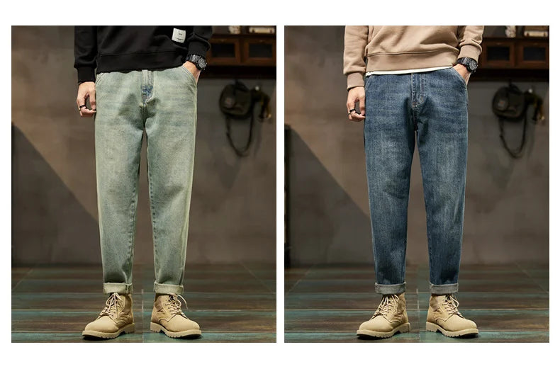 Loose Harem Cut Denim Jeans